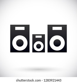 column music vector icon eps 10