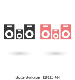 column music vector icon eps 10