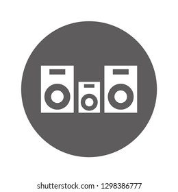 column music vector icon eps 10