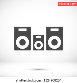 column music vector icon eps 10