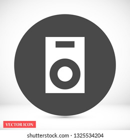 column music vector icon eps 10
