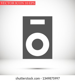 column music vector icon eps 10