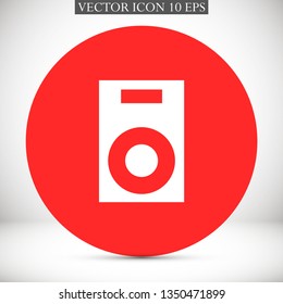 column music vector icon eps 10
