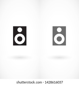 column music vector icon eps 10 , Lorem ipsum Flat design