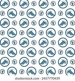 Diseño de fondo de Ilustración vectorial de patrón repetitivo multicolor de moda utilizable en columna