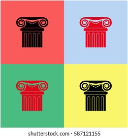 Column vector  icon.