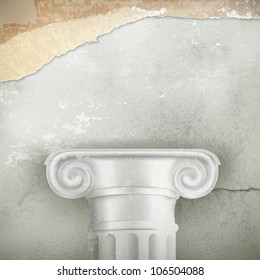 Columna, fondo vintage