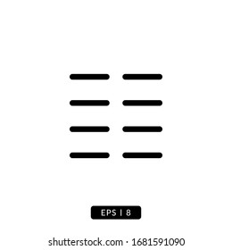 Columns Icon Vector - Line