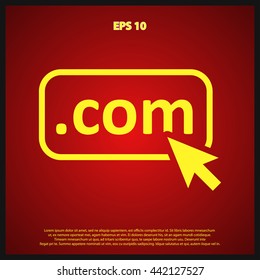 com domain  icon