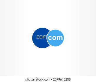 com letter icon concept logo design icon
