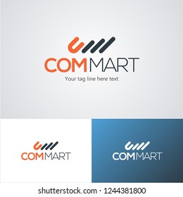 Com Mart Logo Design Template