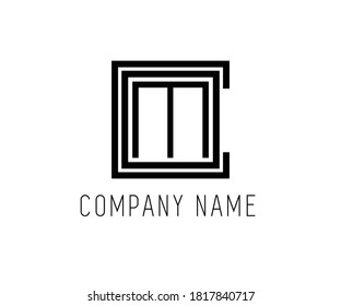 COM MOC Minimalist But Elegant Logo. Can Using For Company, Business, Or Logo For a Product