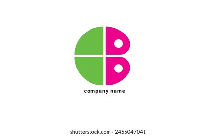 comapny logo vector icon with background