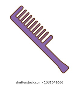 comb barber tool icon