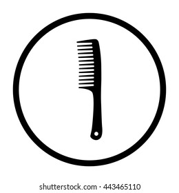 Comb  - black vector icon