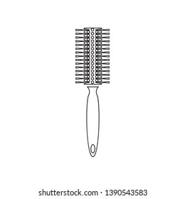 comb brush icon. Element of beauty salon for mobile concept and web apps icon. Outline, thin line icon for website design and development, app development