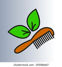 comb, color icon