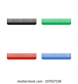 Comb - color vector icon