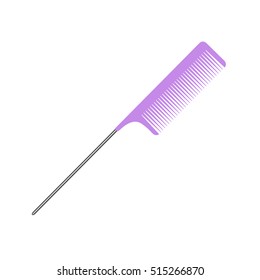 Comb for dogs. Isolated object on a white background. Vector illustration