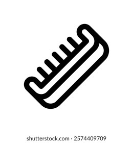 Comb. Editable stroke vector icon.