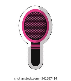 comb female isolated icon vector illustration design