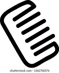 comb flat icon