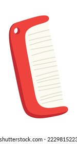 Comb for gently baby care flat icon