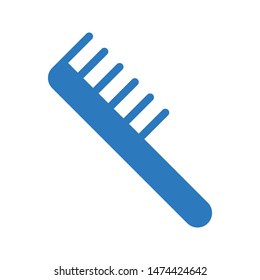 comb glyph colour vector icon