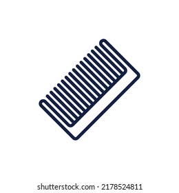 comb glyph icon design vector image