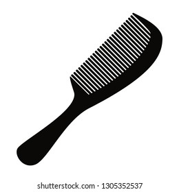 comb glyph icon, modern concept, editable content, simple style