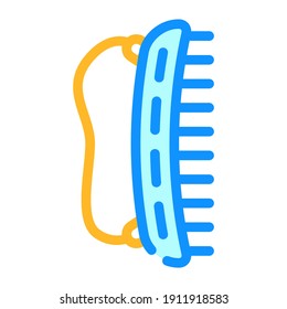 vector de icono de color del generador de comas. signo del generador de comb. ilustración de símbolo aislado