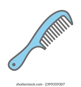 Comb Hair Icon Vector Sign And Symbol.