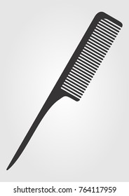 Comb, Hairbrush icon. Vector illustration.