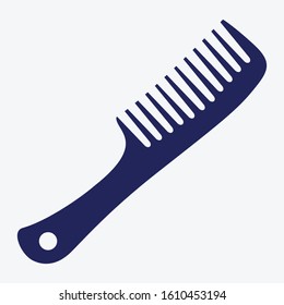 Comb hairbrush isolated vector design