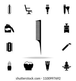 comb of a hairdresser icon. Detailed set of barber tools. Premium graphic design. One of the collection icons for websites, web design, mobile app on white background