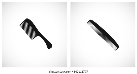 comb icon black