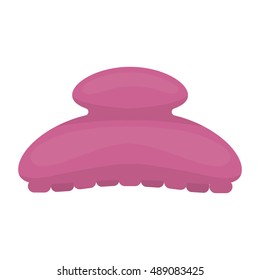 Comb icon in cartoon style isolated on white background. Hairdressery symbol stock vector illustration.