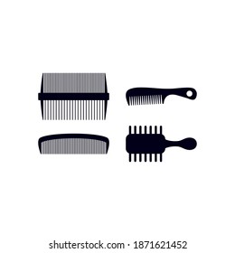 Comb icon design template vector isolated illustration