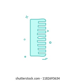 Comb icon design vector