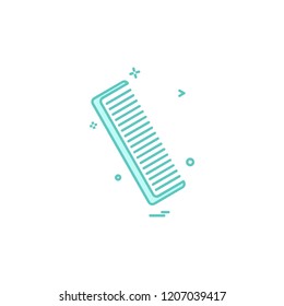 Comb icon design vector