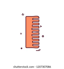 Comb icon design vector