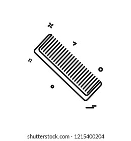 Comb icon design vector