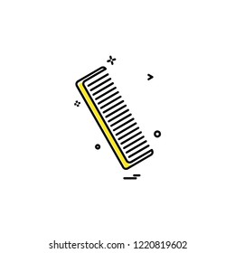 Comb icon design vector