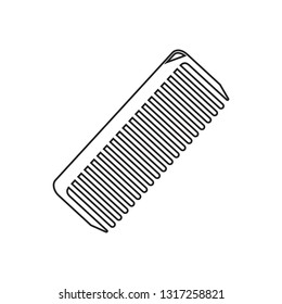 Comb icon. Element of Barber for mobile concept and web apps icon. Outline, thin line icon for website design and development, app development