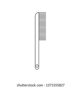 comb icon. Element of Barber for mobile concept and web apps icon. Outline, thin line icon for website design and development, app development