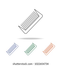 Comb icon. Element of bathroom tools multi colored icon for mobile concept and web apps. Icon for website design and development, app development. Premium icon on white background