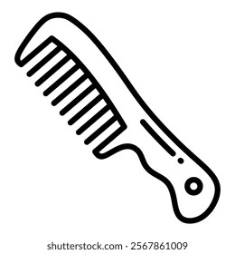 Comb Icon Element For Design