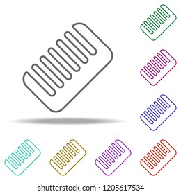 comb icon. Elements of Beauty, make up, cosmetics in multi color style icons. Simple icon for websites, web design, mobile app, info graphics