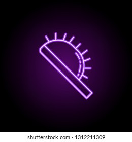 comb icon. Elements of Beauty, make up, cosmetics in neon style icons. Simple icon for websites, web design, mobile app, info graphics