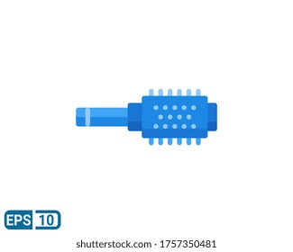 comb icon in flat style. vector illustration for graphic designer, website, UI isolated on white background. Editable color. EPS 10 